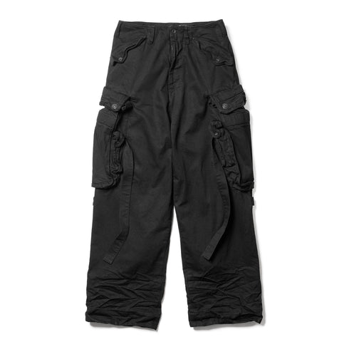 PERMANENT JULIUS 899PAM2-BK Black / Gasmask Cargo Pants